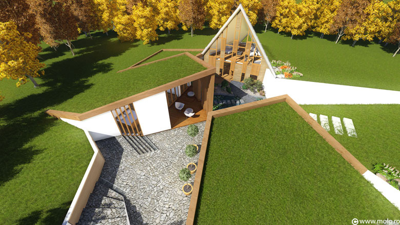 Landscape villa